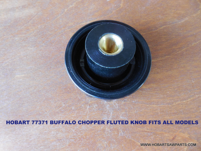 HOBART 77371 BUFFALO CHOPPER KNIFE SET LOCKING FLUTED KNOB FITS ALL MODELS except some of the older 